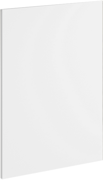 Мебель для ванной комнаты Aqwella Alba 60 R, подвесная, дуб давос, матовая белая