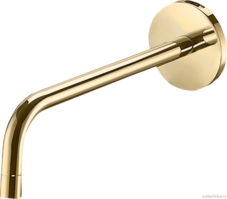 Излив Paffoni Light ZBOC139HG для ванны, медовое золото