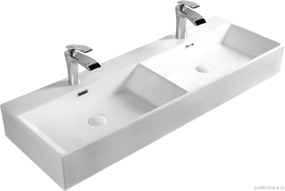 Накладная раковина SantiLine SL-2114 белая