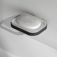 Мыльница AM.PM Func A8F34222 настенная, стеклянная, черная