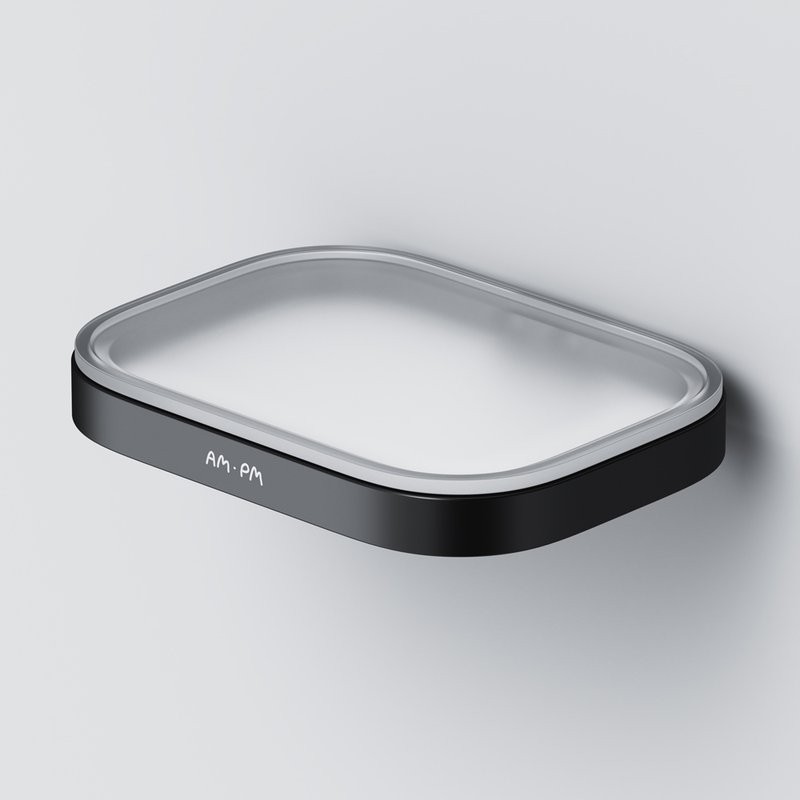 Мыльница AM.PM Func A8F34222 настенная, стеклянная, черная