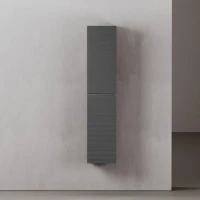 Шкаф пенал для ванной Sancos Folk 35 универсальный, grey soft