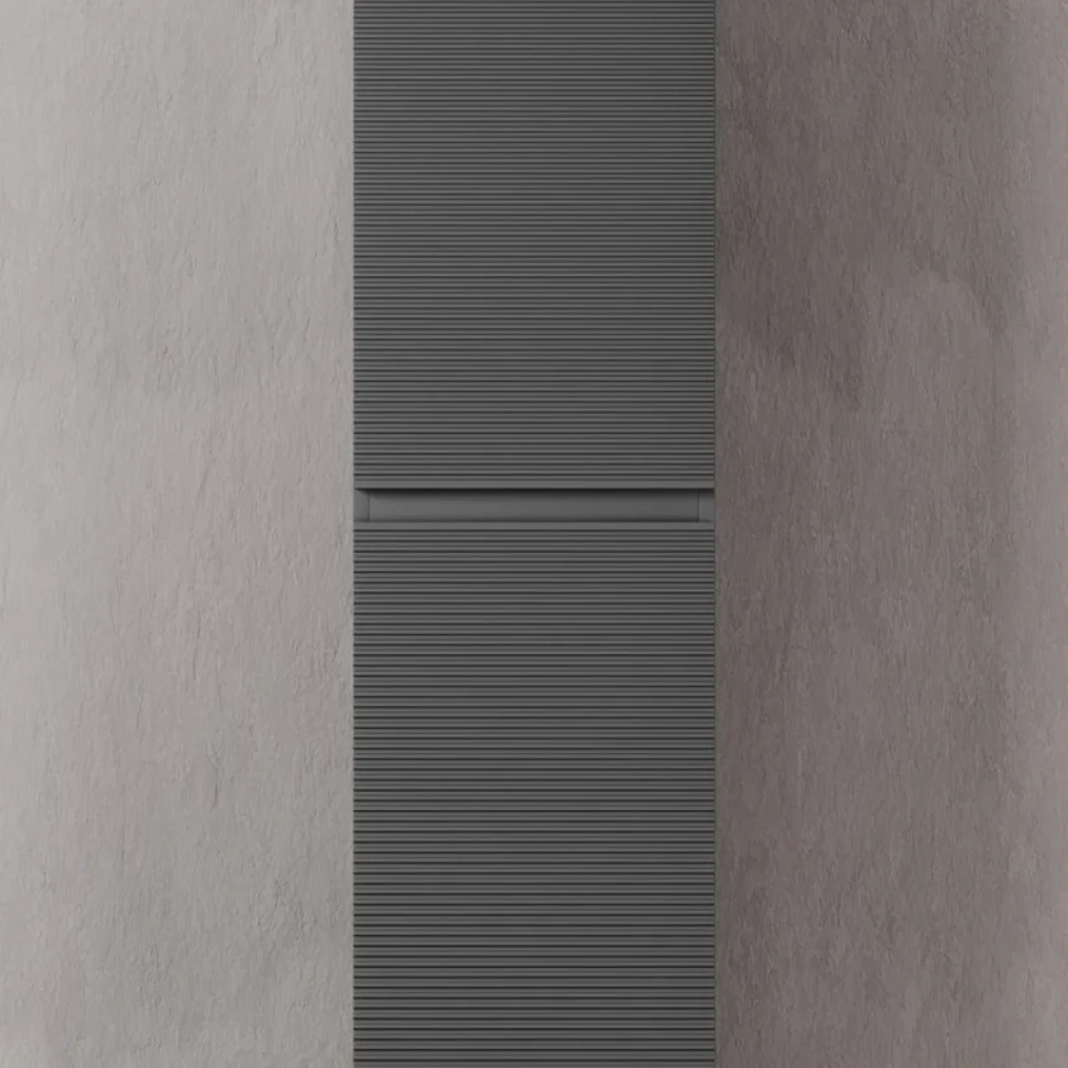 Шкаф пенал для ванной Sancos Folk 35 универсальный, grey soft