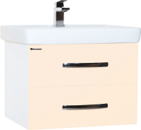 Тумба с раковиной Bellezza Рокко 80 подвесная, бежевая