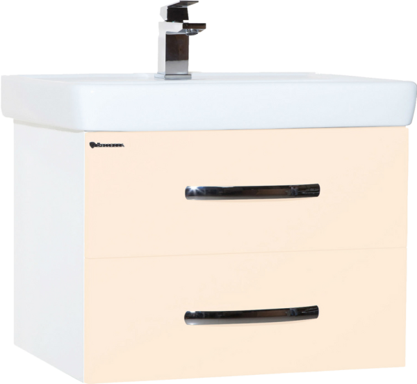 Тумба с раковиной Bellezza Рокко 80 подвесная, бежевая