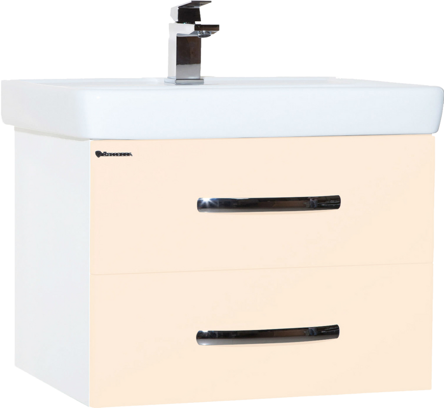 Тумба с раковиной Bellezza Рокко 80 подвесная, бежевая