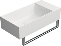Раковина маленькая в туалет GSI Kube X 9486F111 50х25 см