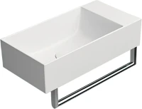 Раковина маленькая в туалет GSI Kube X 9486F111 50х25 см Раковина маленькая в туалет GSI Kube X 9486F111 50х25 см
