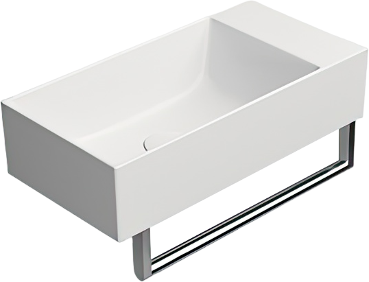 Раковина маленькая в туалет GSI Kube X 9486F111 50х25 см