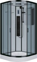 Душевая кабина Niagara Premium NG-6902-01G BLACK 100х100х210 черная, с низким поддоном
