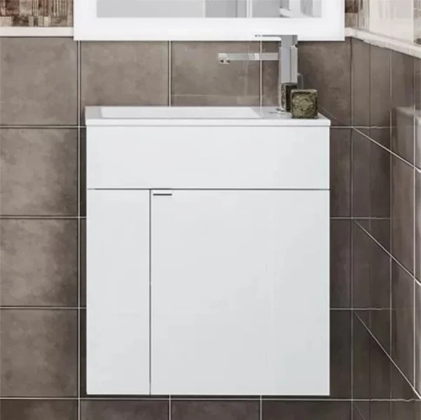 Тумба с раковиной KERAMA MARAZZI 50 белая глянцевая