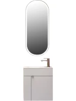 Тумба с раковиной KERAMA MARAZZI 50 белая глянцевая