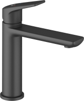 Комплект Накладная раковина Lavinia Boho Bathroom Sink Slim 33311008 + Смеситель Wellsee ICON! for life 182302000 матовый черный