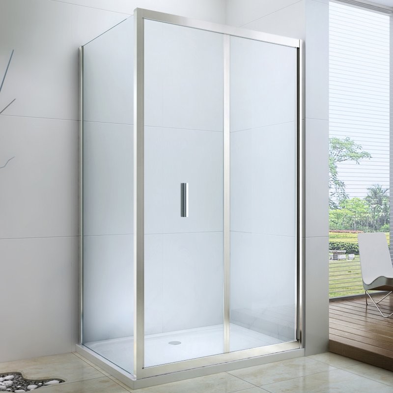 Душевой уголок Berges Legos LS-4 100х80 см, профиль хром