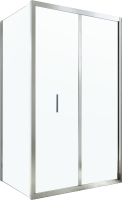 Душевой уголок Berges Legos LS-4 100х80 см, профиль хром
