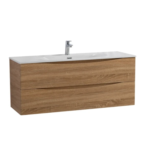 Тумба с раковиной BelBagno Marino-cer-n 120 подвесная, rovere bianco