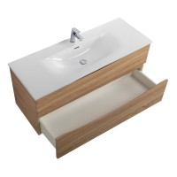 Тумба с раковиной BelBagno Marino-cer-n 120 подвесная, rovere bianco