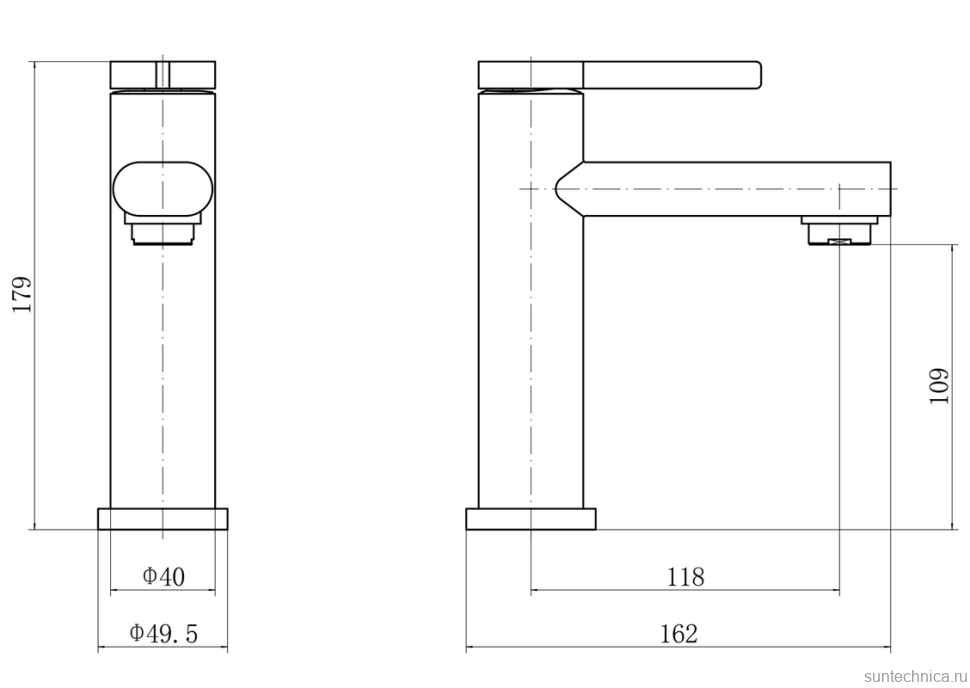 Смеситель для раковины Fashun A51130 сатин