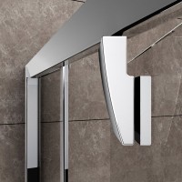 Душевой уголок Ravak Pivot PSKK3-80 Transparent, профиль и ручки белые