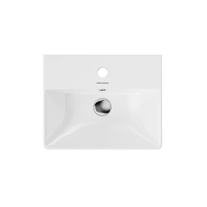 Раковина маленькая в туалет KERAMA MARAZZI Pro 40, глянцевая белая