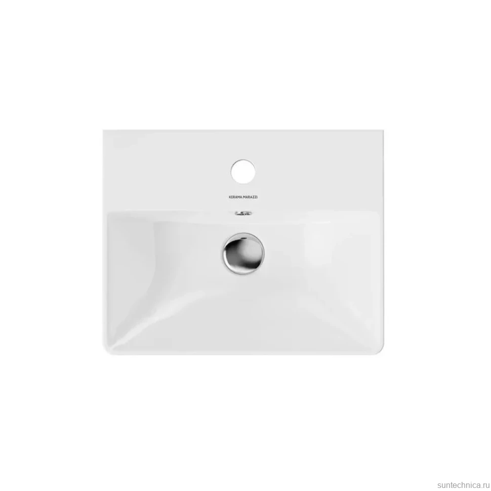 Раковина маленькая в туалет KERAMA MARAZZI Pro 40, глянцевая белая