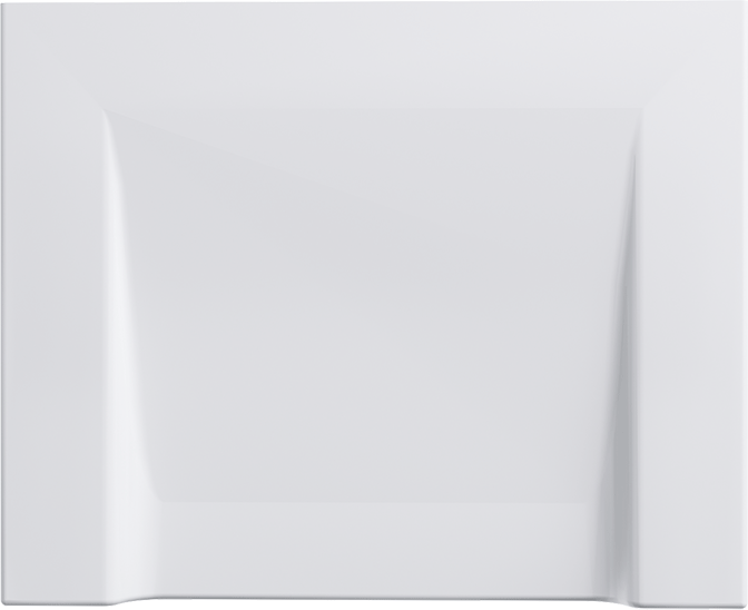 Акриловая ванна Alex Baitler Madin 150x75 см, встраиваемая, белая, с экраном