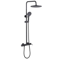 Душевая стойка Abber Emotion AF8816BL матовая черная