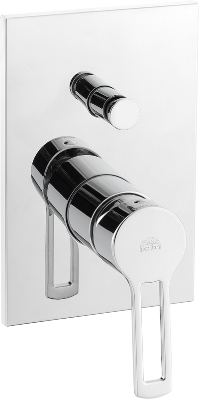 Комплект для ванной Paffoni Ringo KITRIN015CR071 С ВНУТРЕННЕЙ ЧАСТЬЮ, верхний душ 20 см, хром