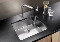 Комплект Мойка Blanco Andano 500-U + Смеситель Mida Silgranit 524201