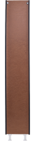 Шкаф пенал для ванной Style Line Бергамо Люкс Plus 30 L с бельевой корзиной, антискрейтч черный