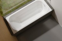 Стальная ванна Bette Form 175x75 см, встраиваемая, на ножках, с самоочищающимся покрытием, с антискользящим покрытием, с шумоизоляцией