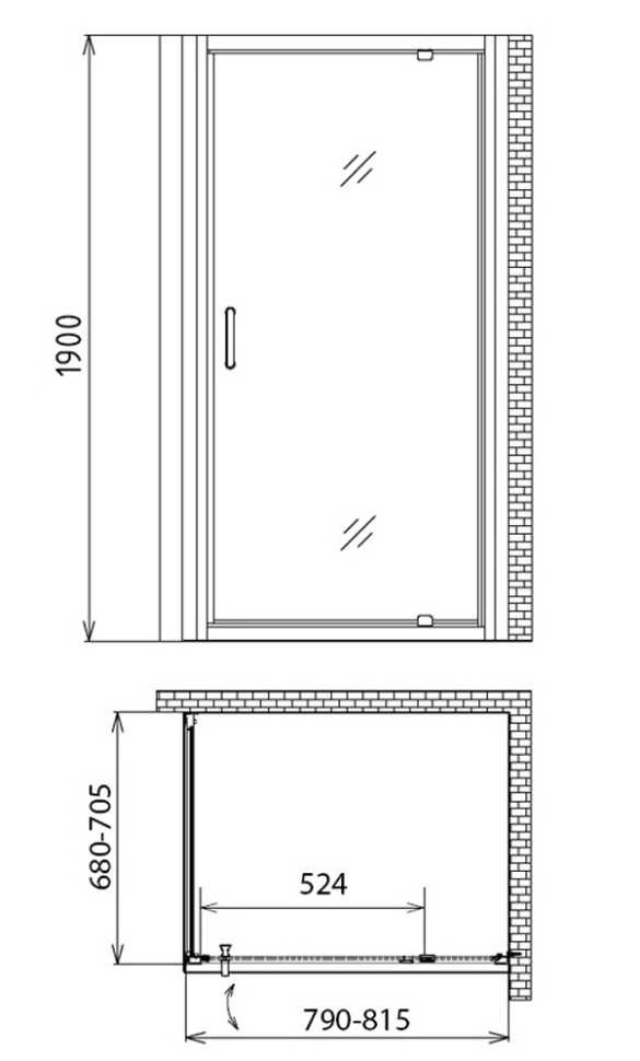 Душевой уголок Gemy Sunny Bay S28150-A70