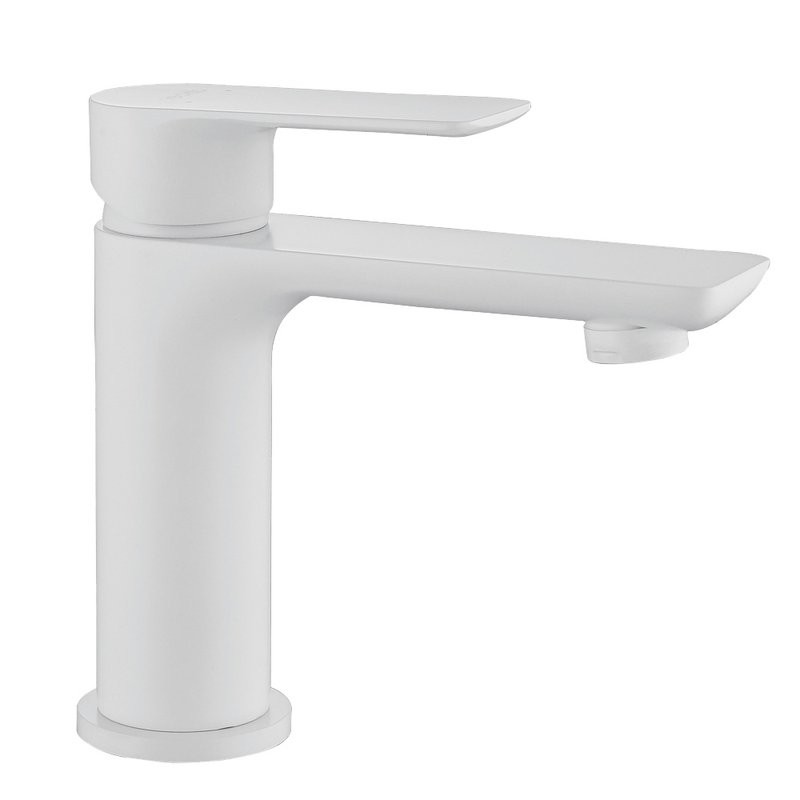 Смеситель для раковины Abber Weiss Insel AF8010FW матовый белый