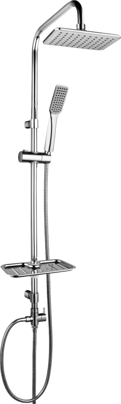 Душевой комплект Термостат Lemark Yeti LM7833C + Стойка LM8804C