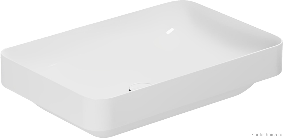 Раковина встраиваемая сверху Azzurra Elegance ELLG075400S0BI/(ESO75 bi)*0 75 белая, прямоугольная, фаянс