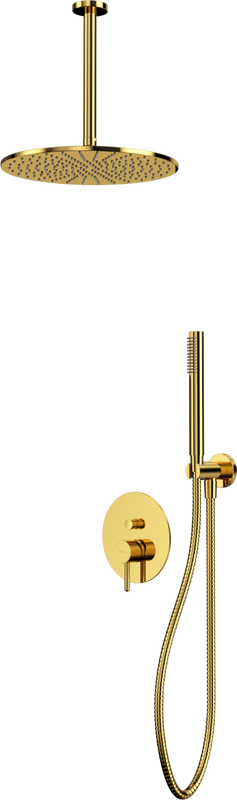 Душевой комплект WHITECROSS Y YSET12GL С ВНУТРЕННЕЙ ЧАСТЬЮ, золото