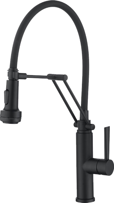 Комплект Мойка Omoikiri Daisen 65 черная + Смеситель Domaci Равенна DCB 7012 черный, с гибким изливом