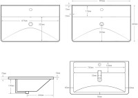 Мебель для ванной комнаты Aquanet Вега 90 подвесная, белая глянцевая