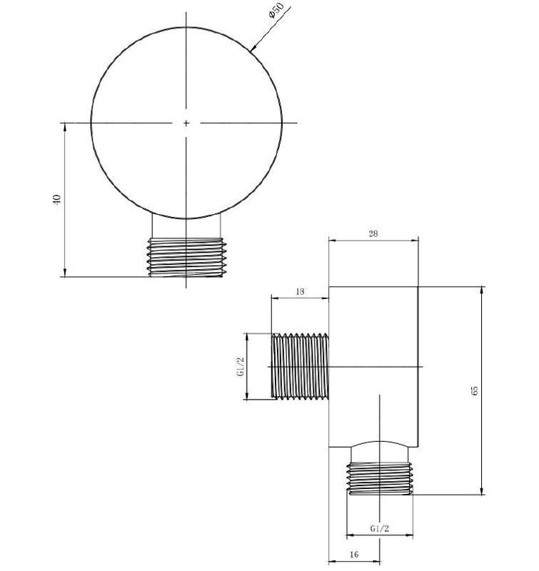 Шланговое подключение Allen Brau Priority 5.31A15-GB брашированное золото