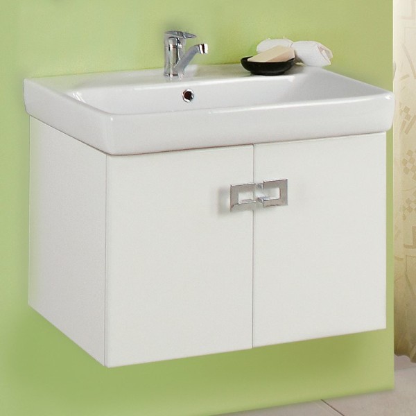 Тумба с раковиной AQUATON Оптима 70 белая