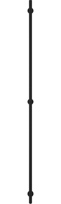 Полотенцесушитель электрический Сунержа Аскет 165 см черный матовый