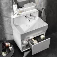 Мебель для ванной комнаты KERAMA MARAZZI Logica M 65 белоснежная, new