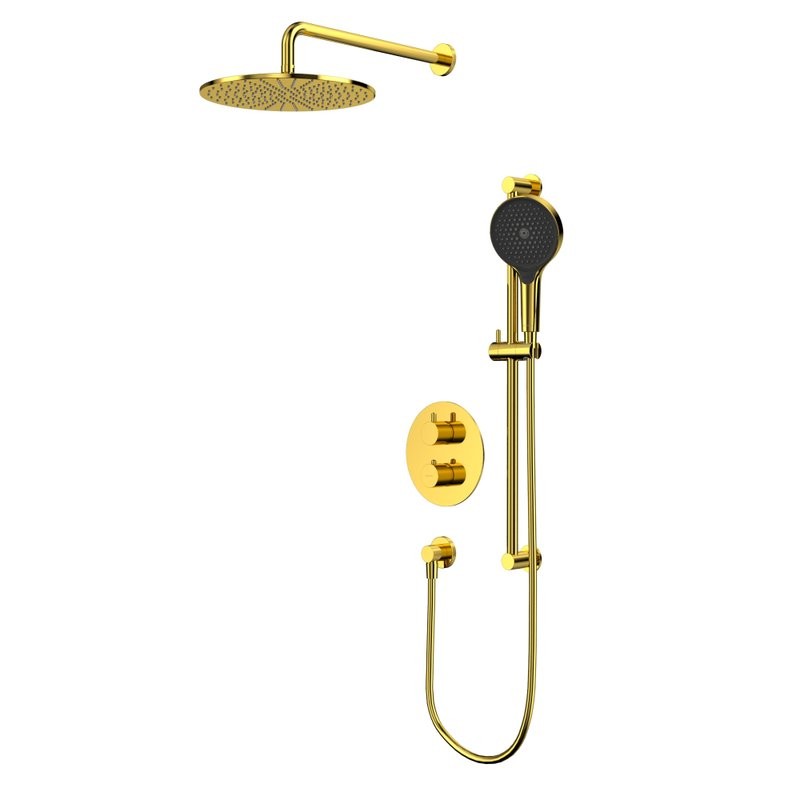 Душевой комплект WHITECROSS Y YSET09TOPGL С ВНУТРЕННЕЙ ЧАСТЬЮ, золото