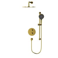 Душевой комплект WHITECROSS Y YSET09TOPGL С ВНУТРЕННЕЙ ЧАСТЬЮ, золото