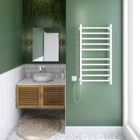 Полотенцесушитель электрический Ника Step-1 100/50 белый матовый, L