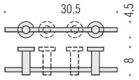 Полотенцедержатель Colombo Design Plus Plus W4909R
