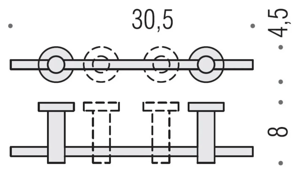 Полотенцедержатель Colombo Design Plus Plus W4909R