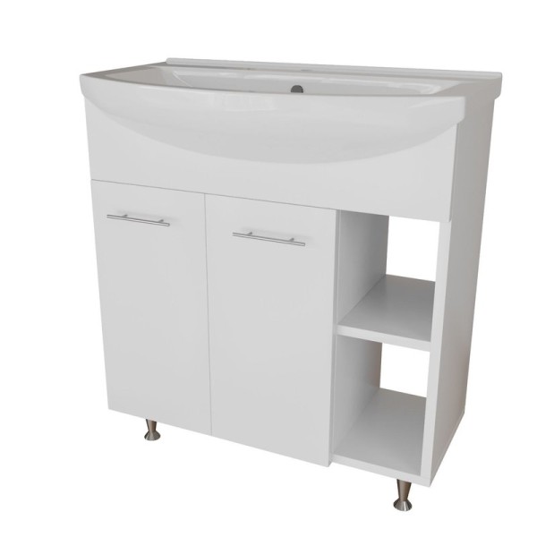 Тумба д/ванной "АНРИ-75" под раковину Best-75 (Sanita Lux)(ПВХ)