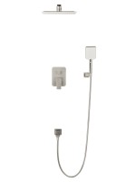 Душевой комплект Wonzon & Woghand Diamond WW-88939011-BN С ВНУТРЕННЕЙ ЧАСТЬЮ, брашированный никель