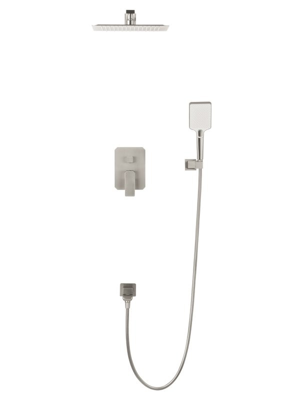 Душевой комплект Wonzon & Woghand Diamond WW-88939011-BN С ВНУТРЕННЕЙ ЧАСТЬЮ, брашированный никель